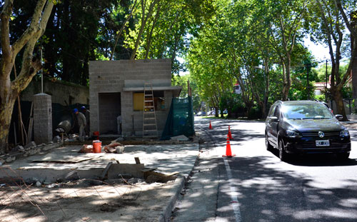 Avanza la construcción de la séptima Posta Policial de avenida Del Libertador. Avanza la construcción de la séptima Posta Policial de avenida Del Libertador.