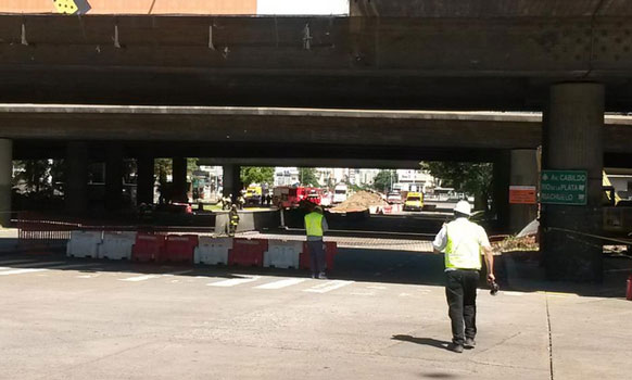 Un escape de gas en Puente Saavedra provocó un caos vehicular