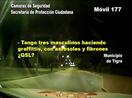 Detienen a grafiteros en las calles de Tigre