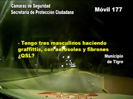 Detienen a grafiteros en las calles de Tigre Detienen a grafiteros en las calles de Tigre