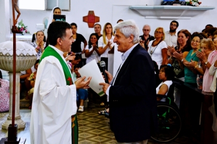 Luis Andreotti participó de la última misa del Padre José Maciel 