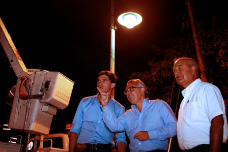 Instalaron más de 300 luminarias en Tigre Centro