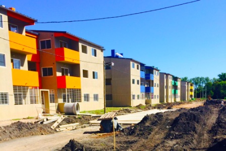 Tigre avanza en la construcción de viviendas en el Barrio Alte. Brown 