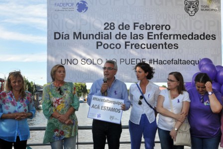 Tigre se sumó al Día Mundial de las Enfermedades Poco Frecuentes Tigre se sumó al Día Mundial de las Enfermedades Poco Frecuentes