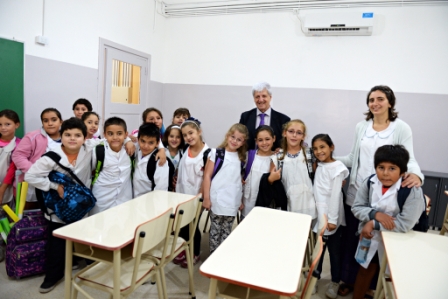 La Escuela J. G. Artigas  de San Fernando comenzó sus clases con instalaciones renovadas 
