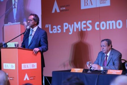 Scioli reiteró la importancia “vital” que tienen las Pymes para el crecimiento de la industria nacional Scioli reiteró la importancia “vital” que tienen las Pymes para el crecimiento de la industria nacional
