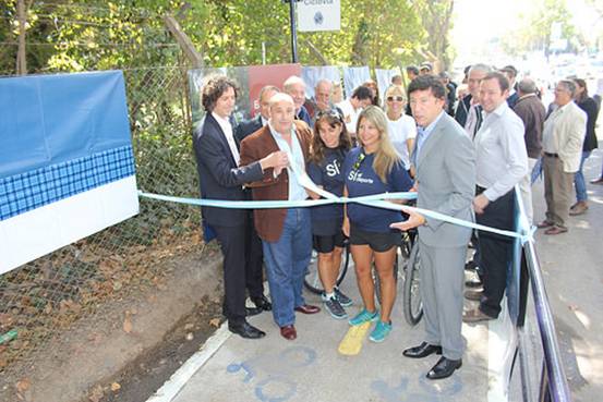 En San Isidro inauguraron el primer tramo de ciclovías 
