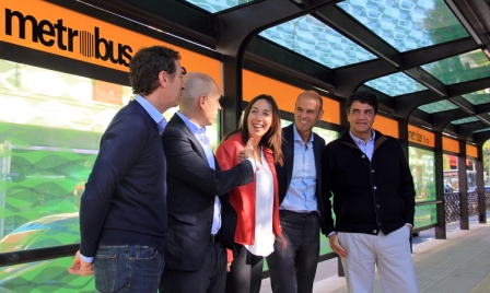 Presentaron las primeras estaciones del Metrobus Norte Presentaron las primeras estaciones del Metrobus Norte