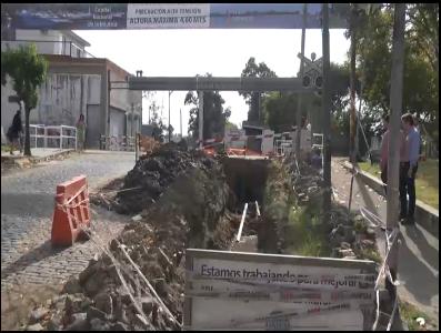 Construyen nuevos desagüe en la zona del bajo de San Fernando
