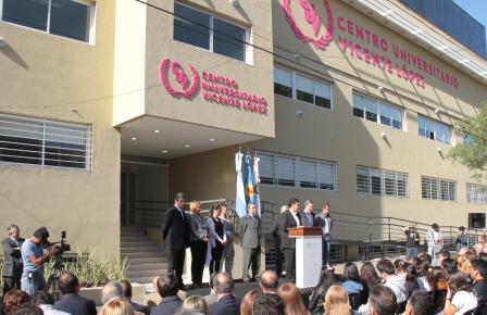 Vicente López inauguró su universidad pública y gratuita Vicente López inauguró su universidad pública y gratuita