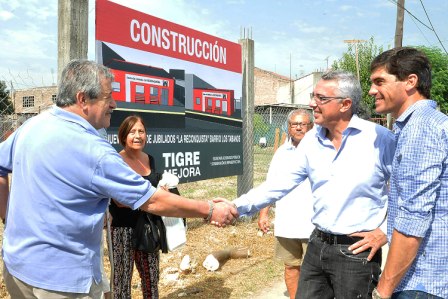 Tigre comenzó la construcción de un centro de jubilados en el barrio Los Tábanos Tigre comenzó la construcción de un centro de jubilados en el barrio Los Tábanos