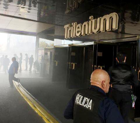 Evacuaron el Casino Trilenium de Tigre por un incendio Evacuaron el Casino Trilenium de Tigre por un incendio
