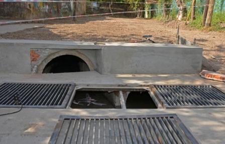 San Fernando construye nuevos desagües más eficientes y mejora otros en las zonas bajas del partido