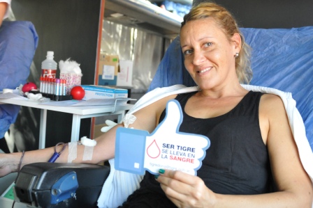 Cada vez más vecinos de Tigre se acercan a donar sangre Cada vez más vecinos de Tigre se acercan a donar sangre