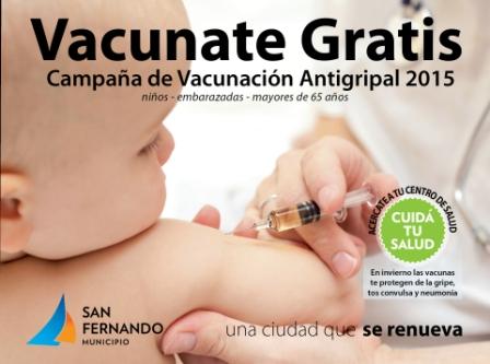 San Fernando lanza la “Campaña de Vacunación Antigripal 2015”