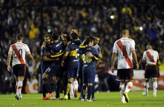 Boca arrancó bien la saga “superclásica” y venció a River en la Bombonera Boca arrancó bien la saga “superclásica” y venció a River en la Bombonera