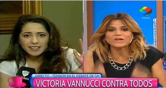 Fuerte cruce entre Victoria Vannucci y María Freytes Fuerte cruce entre Victoria Vannucci y María Freytes