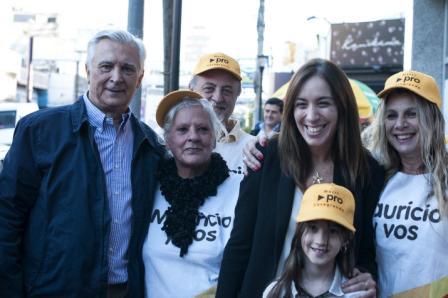 Maria Eugenia Vidal y Ricardo Ivoskus recorrieron juntos San Martín Maria Eugenia Vidal y Ricardo Ivoskus recorrieron juntos San Martín