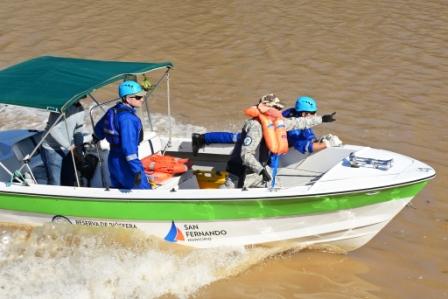 San Fernando participó de capacitaciones y simulacros de rescate en islas