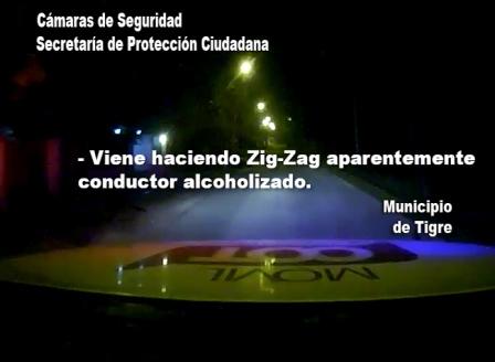Detienen a un conductor alcoholizado en Tigre