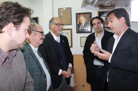 Galmarini visitó la Cámara de Comercio de San Isidro Galmarini visitó la Cámara de Comercio de San Isidro