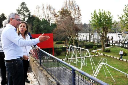 Julio Zamora recorrió las instalaciones de un nuevo espacio deportivo en el Delta Julio Zamora recorrió las instalaciones de un nuevo espacio deportivo en el Delta