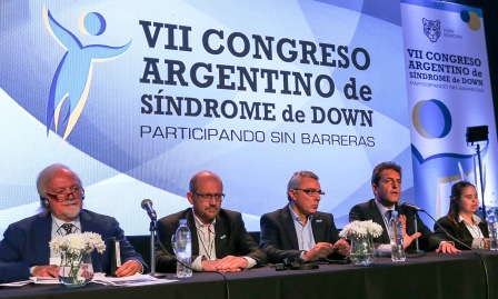Massa y Zamora abrieron el VII Congreso Argentino de Síndrome de Down Massa y Zamora abrieron el VII Congreso Argentino de Síndrome de Down