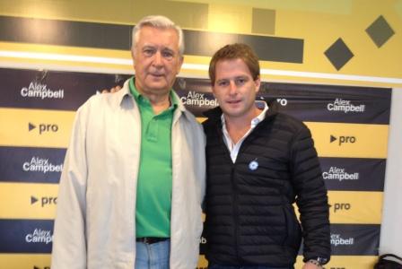Alex Campbell recibió a Ricardo Ivoskus Alex Campbell recibió a Ricardo Ivoskus