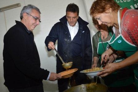 Massa y Zamora celebraron el 25 de Mayo en Tigre Massa y Zamora celebraron el 25 de Mayo en Tigre