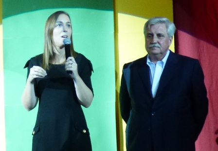 María Eugenia Vidal y Ernesto Casaretto participaron de una cena del PRO en Tigre