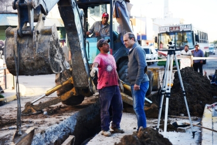 Avanzan las obras hidráulicas complementarias al túnel de Avellaneda Avanzan las obras hidráulicas complementarias al túnel de Avellaneda