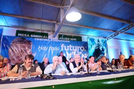 El movimiento obrero respaldó la candidatura de Julián Domínguez en la provincia El movimiento obrero respaldó la candidatura de Julián Domínguez en la provincia