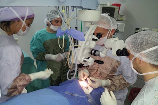 Tras una operación exitosa recuperó la vista en el hospital central de San Isidro Tras una operación exitosa recuperó la vista en el hospital central de San Isidro