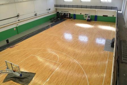 Nueva cancha de básquet profesional en el Polideportivo de Villa Adelina Nueva cancha de básquet profesional en el Polideportivo de Villa Adelina