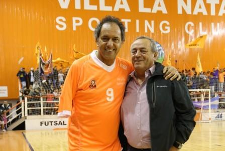 Roberto Passo junto a Daniel Scioli en Tigre Roberto Passo junto a Daniel Scioli en Tigre
