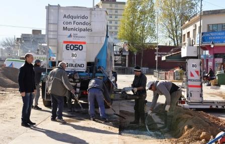 Avanzan las obras en el Centro Comercial de Virreyes