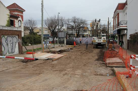 Posse recorrió la obra del nuevo túnel en Beccar