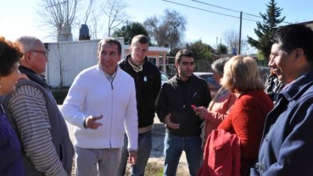 Szpolski almorzó con jubilados del barrio El Arco Szpolski almorzó con jubilados del barrio El Arco