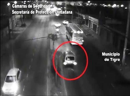 Espectacular persecución policial por las calles de Tigre Espectacular persecución policial por las calles de Tigre