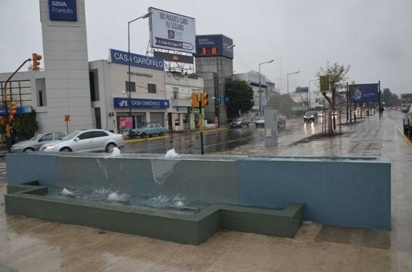 El municipio de San Isidro denunció vandalismo en la fuente de Márquez y Panamericana este