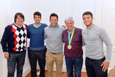 Luis Andreotti reconoció a los Campeones Panamericanos de Hockey Masculino
