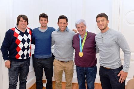 Luis Andreotti reconoció a los Campeones Panamericanos de Hockey Masculino Luis Andreotti reconoció a los Campeones Panamericanos de Hockey Masculino