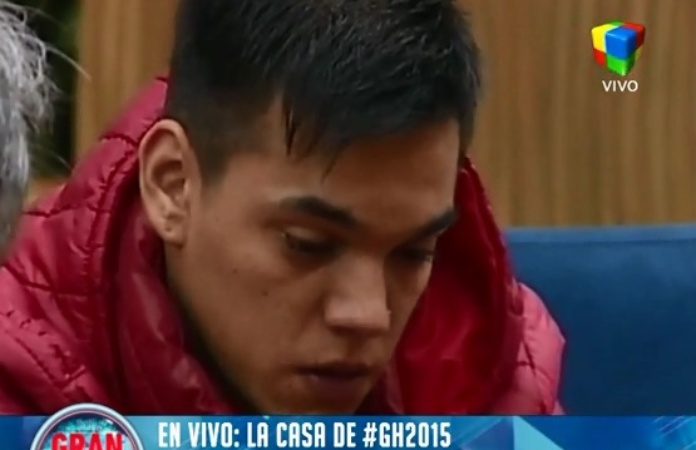 Brian dolido por su expulsión de Gran Hermano 2015 Brian dolido por su expulsión de Gran Hermano 2015