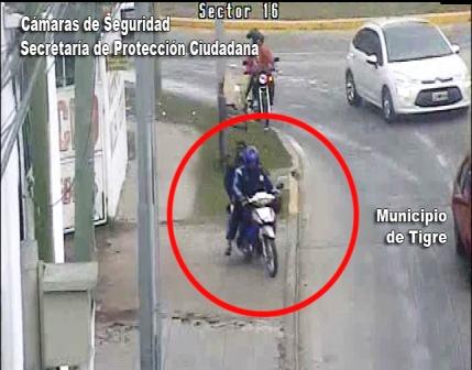 Dos detenidos por robar una moto en Tigre 