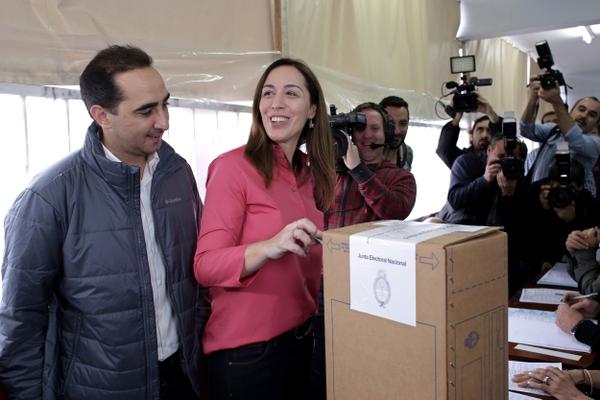 a precandidata a la gobernación de la provincia de Buenos Aires por el frente Cambiemos, María Eugenia Vidal a precandidata a la gobernación de la provincia de Buenos Aires por el frente Cambiemos, María Eugenia Vidal