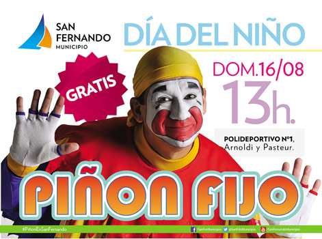 Piñón Fijo festejará el “Día del Niño” en San Fernando