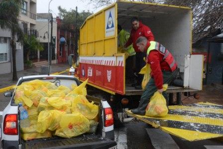 Ante el temporal, Tigre desplegó un importante operativo de prevención
