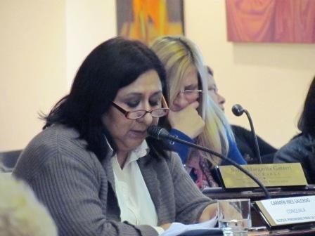 Carmen Salcedo abandonó el bloque del FPV de Tigre