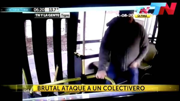 Golpean a un chofer de colectivos en Tigre Golpean a un chofer de colectivos en Tigre