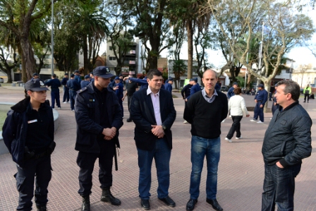La Policía Local de San Fernando comenzó a entrenarse en las plazas La Policía Local de San Fernando comenzó a entrenarse en las plazas